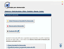 Tablet Screenshot of prodemocratia.org